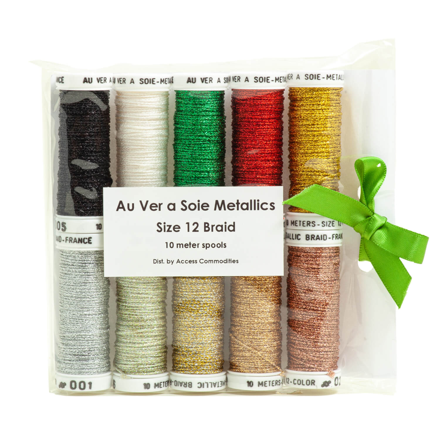 Flame Filament Silk Gimp Thread Kit by Access Commodities Au Ver au Soie