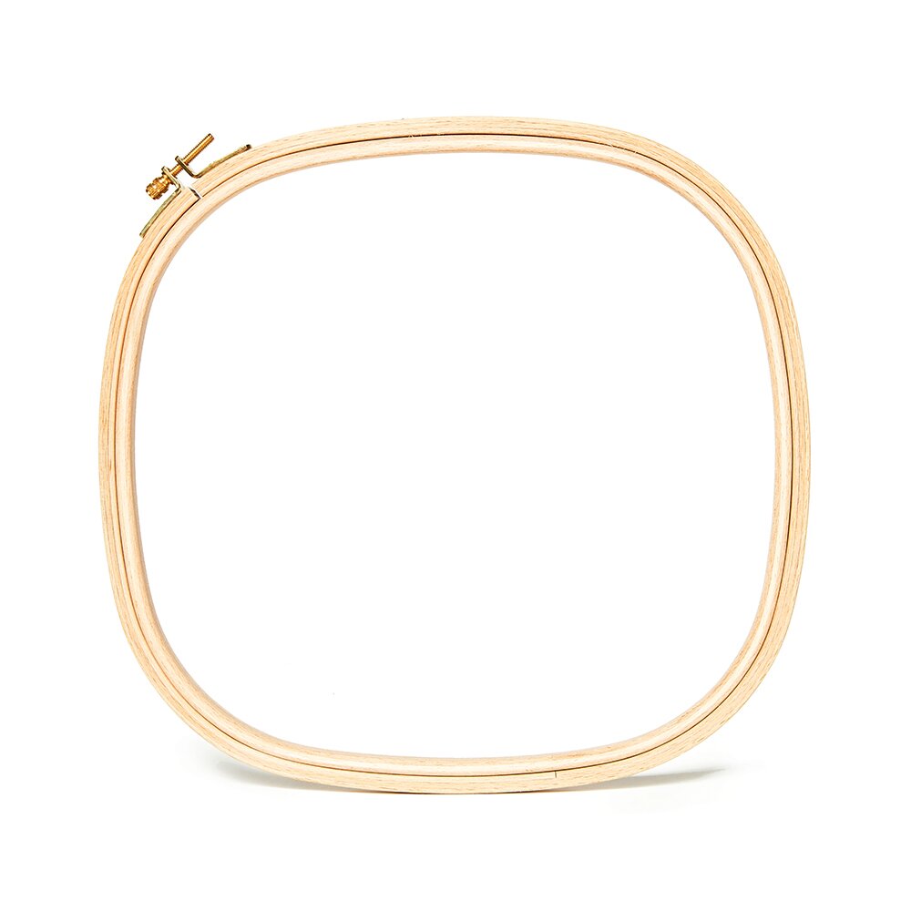 6.5 Square Wooden Embroidery Hoop, Access Commodities #HOP-65650