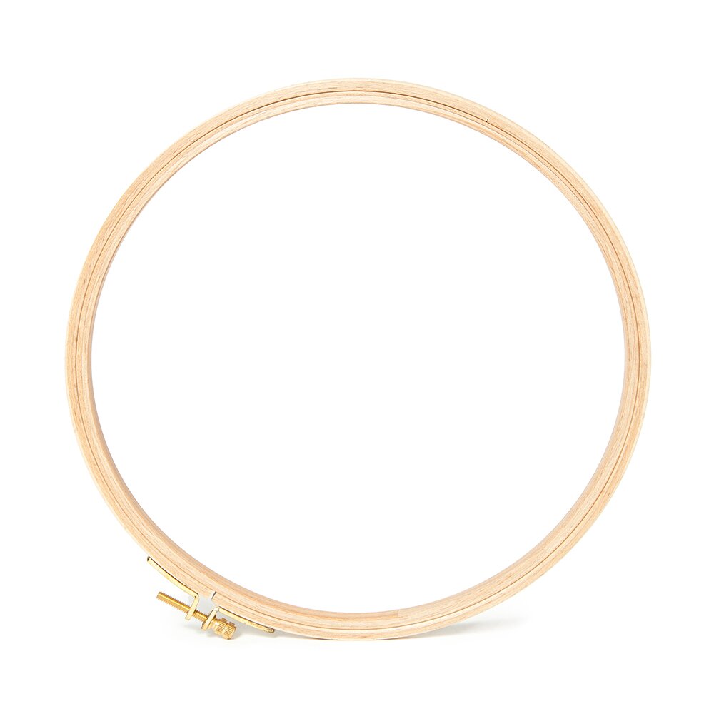 Wooden Round Embroidery Hoops - 7.5 Inch —