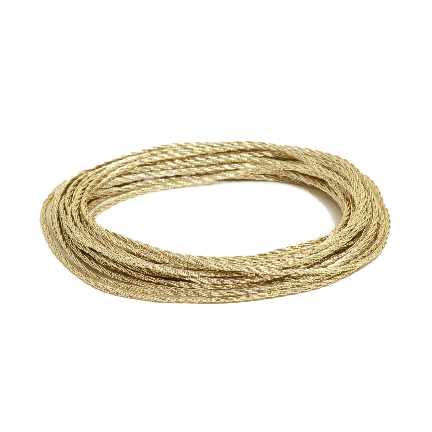 Twisted Metallic Iridescent 6mm Cord Choose From Several Colours