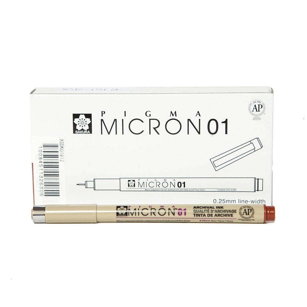 Sakura Of America Pigma Micron Pen .25mm: Sepia 
